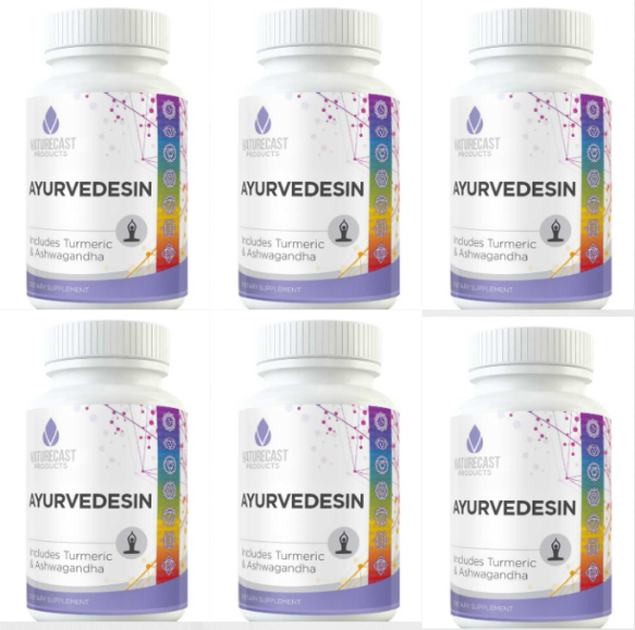 Ayurvedesin 6 Bottles